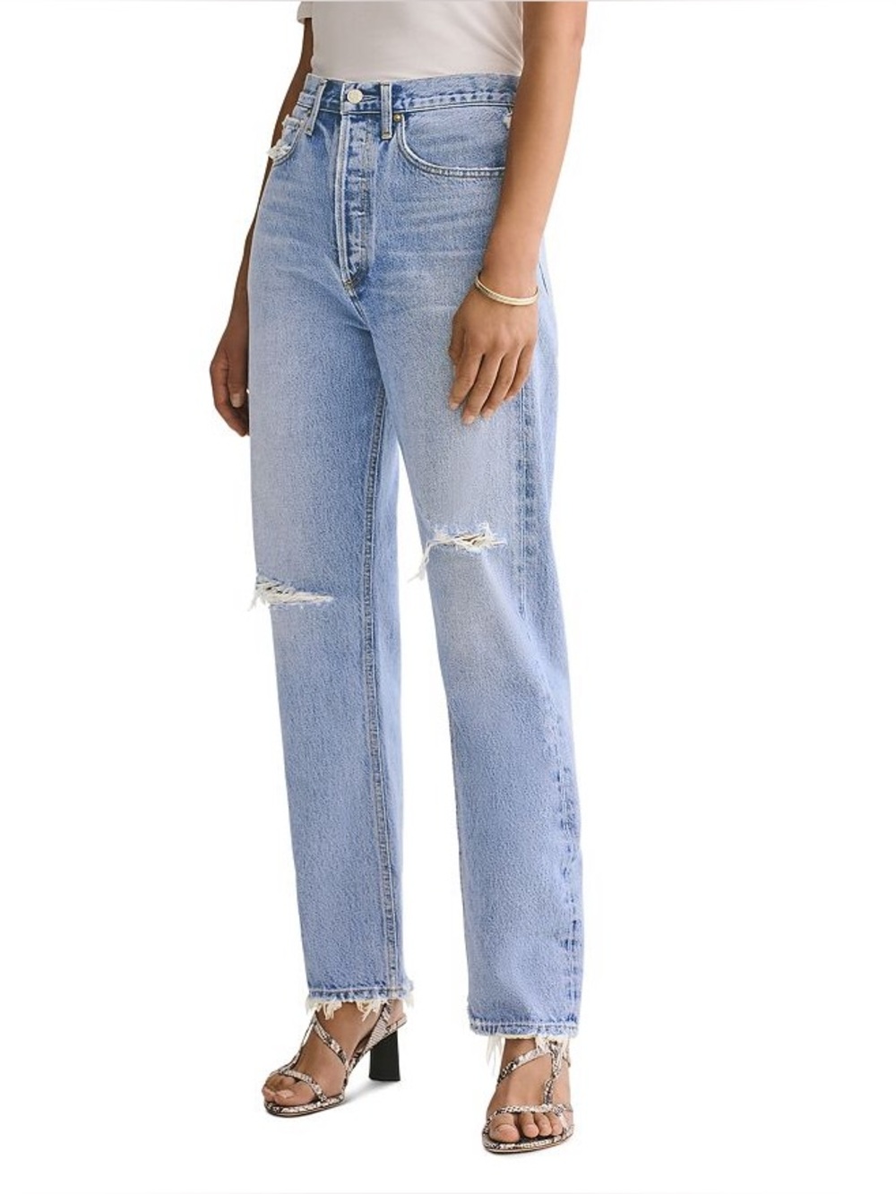 Agolde 90s High-Rise Straight Leg Jeans in Captured Size 24